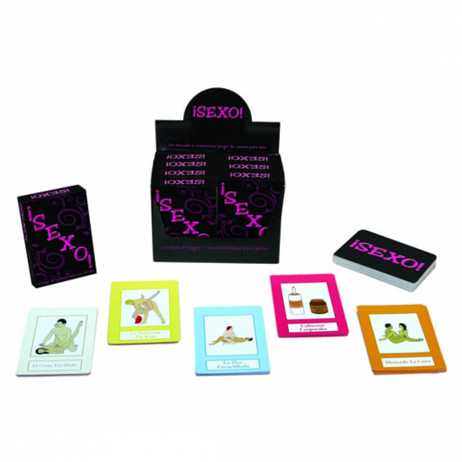 Sexo! jogo de cartas com posturas sexuais