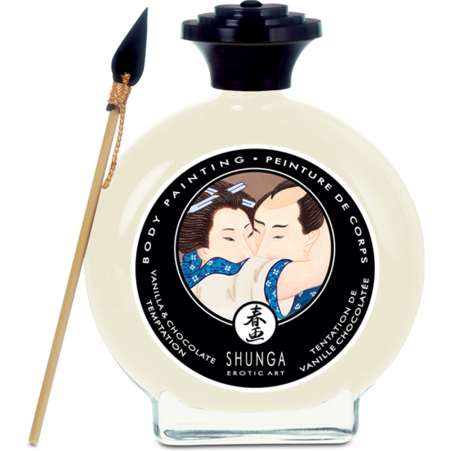 PINTURA CORPORAL SHUNGA CHOCOLATE BLANCO 100ML