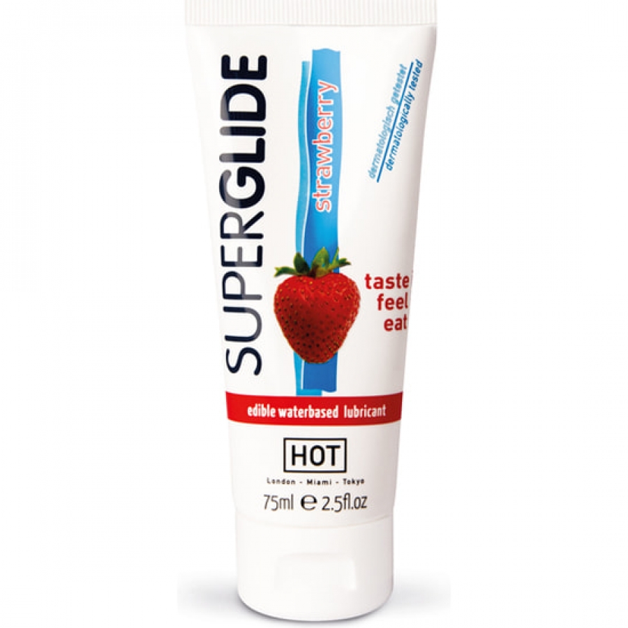 Hot lubrificante commestibile superglide alla fragola