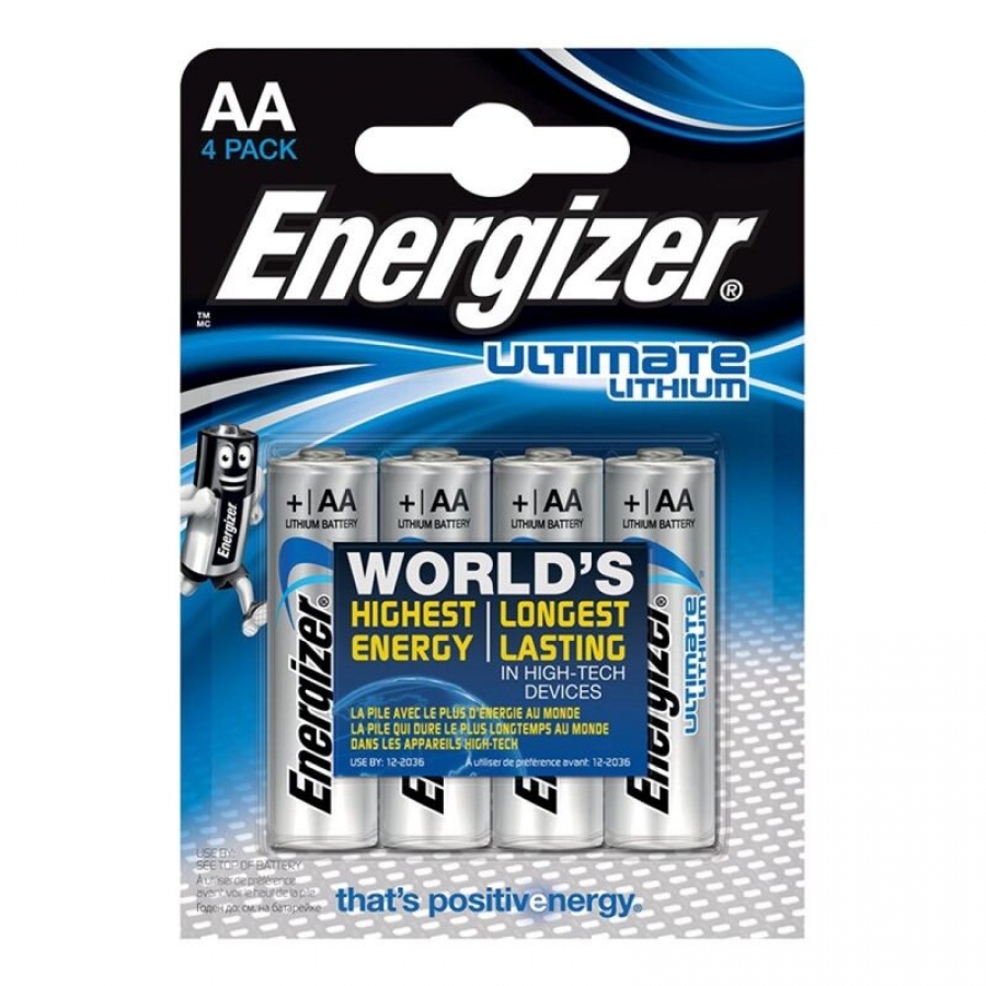 BATTERIA AL LITIO AL LITIO ULTIMATE AA L91 LR6 1,5V BLISTER