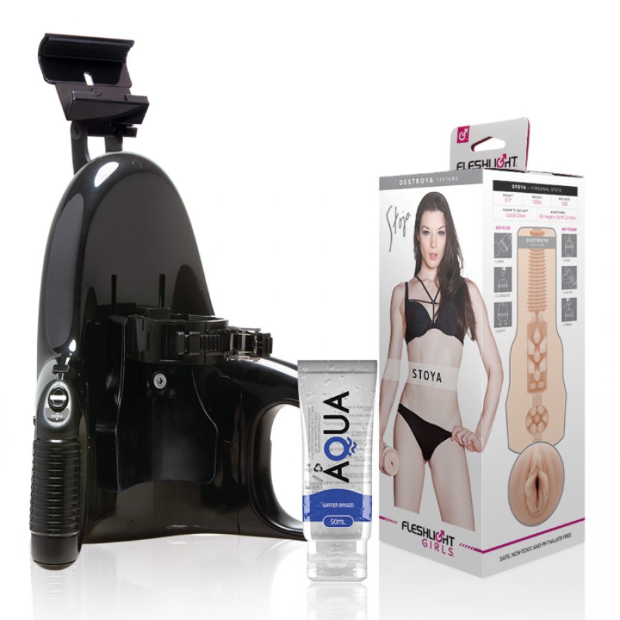 VAGINA STOYA DESTROYA + LANCIO UNIVERSALE + LUBRIFICANTE AQU