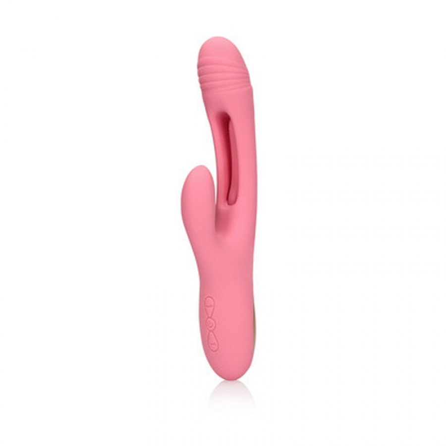 VIBRADOR FLAPPING G-SPOT RABBIT PINK ARABESQUE LOVELINE