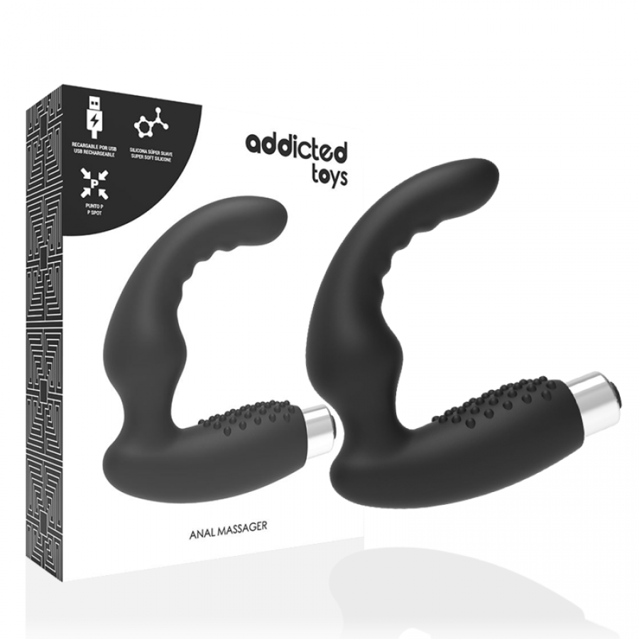 VIBRADOR PROSTÁTICO RECARGABLE MODEL 2 - NEGRO