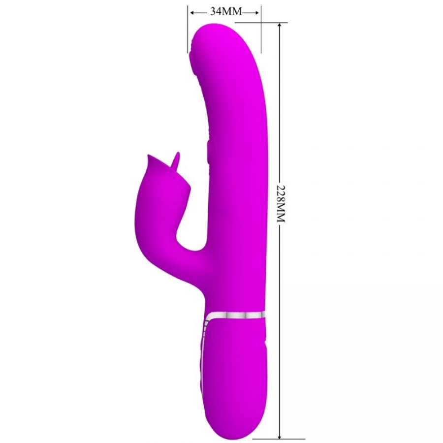 VIBRADOR RABBIT CON LICKING FU 2