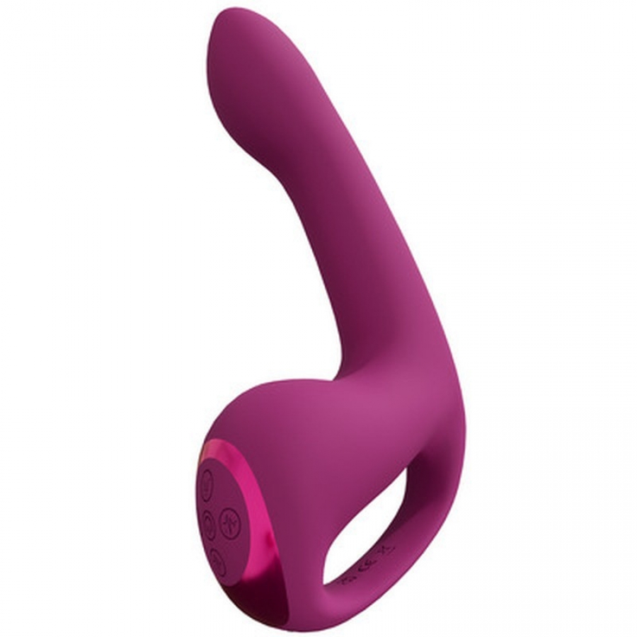 VIBRATEUR RIKO AVEC TRIPLE MOTEUR PULSE WAVE STIMULATOR ROSE