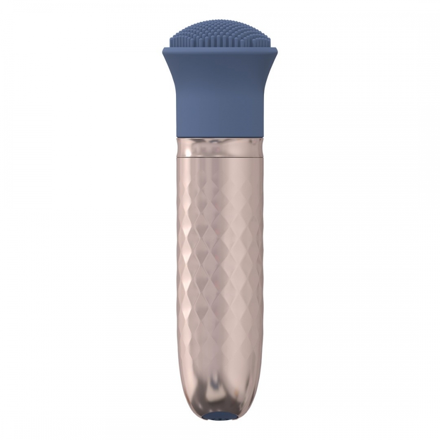 VIBRADOR THE THRILL10 SPEED INTERCHANGEABLE AZUL LOVELINE