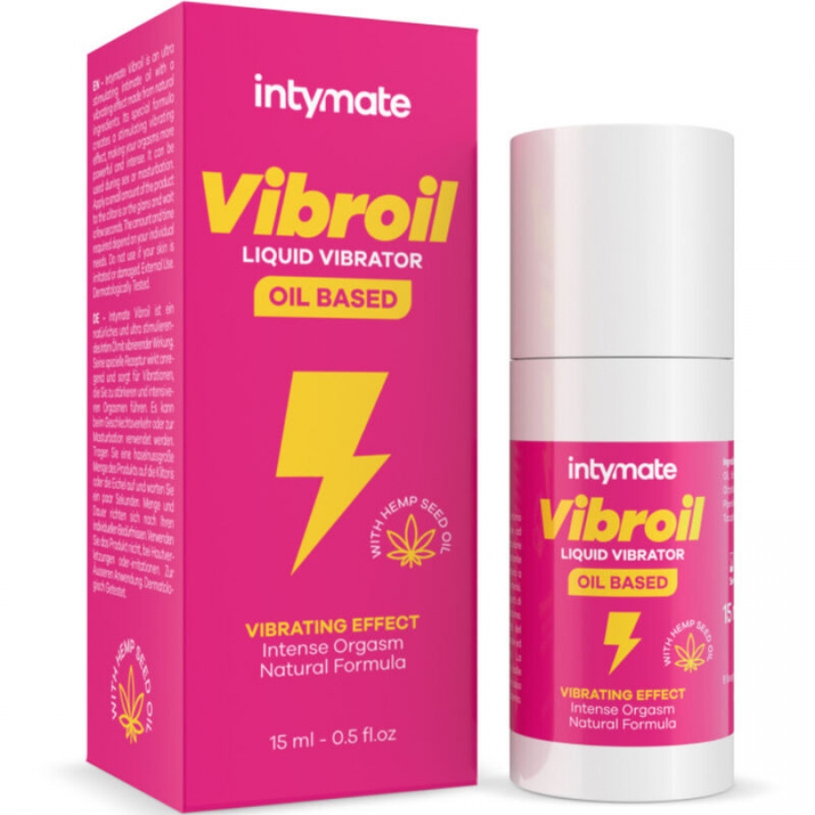 ÓLEO ÍNTIMO VIBROIL PARA SEU EFEITO VIBRANTE 15 ML