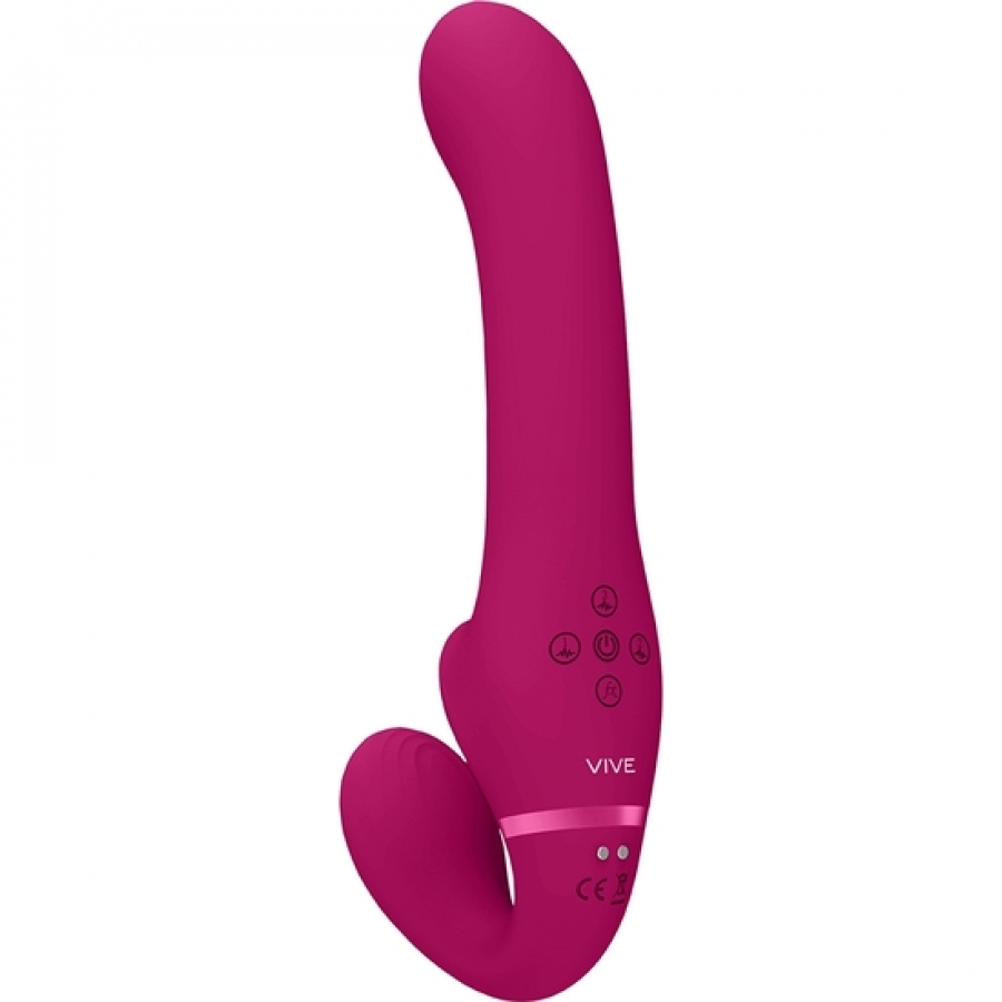 STRAP-ON SENZA IMBRACATURA AI DUAL VIBRATING AIR WAVE TICKLE