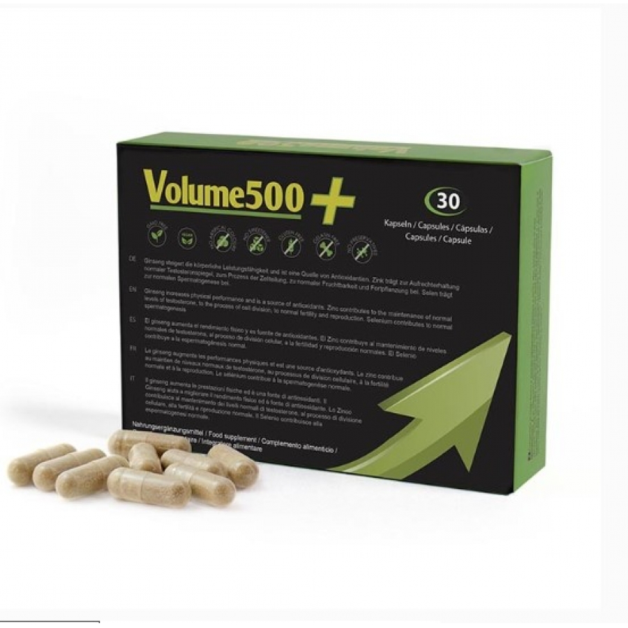 Ecco qui: volume 500 capsule per potenziare il tuo sperma