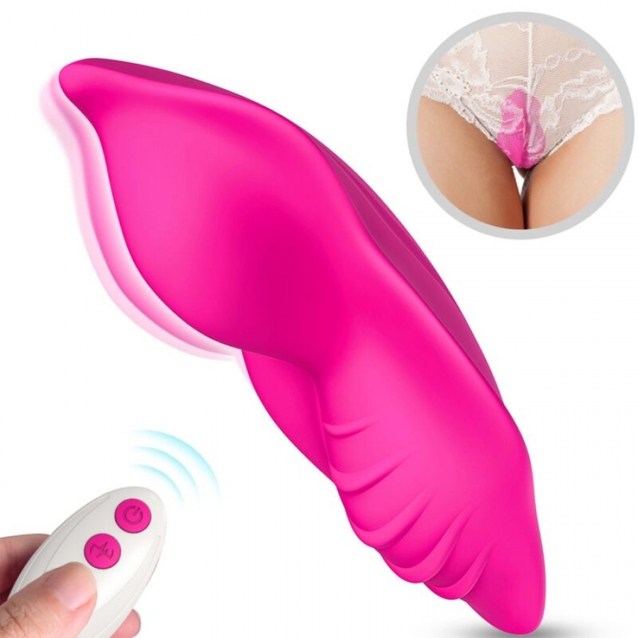 WHISPER WEARABLE CALÇAS VIBRADOR DE CONTROLE REMOTO FÚCSIA