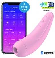 ESTIMULADOR CURVY 2+ CON APP SATISFYER ROSA