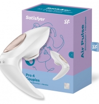 ESTIMULADOR DE CLÍTORIS RECARREGÁVEL SATISFYER PRO 4 COUPLES