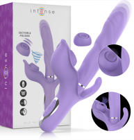 INTENSO - BILLIE MULTIFUNÇÃO VIBRADOR RECARREGÁVEL SUCÇÃO E