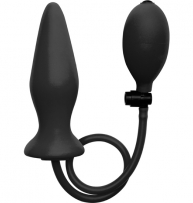 PLUG ANAL INSUFLÁVEL DE SILICONE OUCH! PRETO