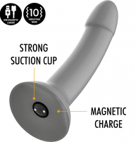 RUNE MAJESTIC DILDO S - VIBRATORE WATCHME COMPATIBILE CON TE