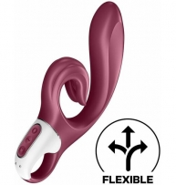 Satisfyer love me conejito vibrador flexible - rojo