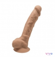 Silexd 7 modello 1 pene realistico con testicoli caramello