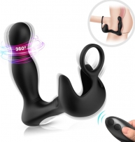 VIBRATORE SURROUND ANALE E STIMOLATORE TESTICOLO E ANELLO TE