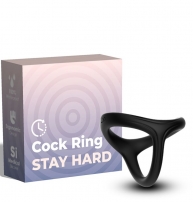 ANEL DE SILICONE DUPLO TRESOR PRETO