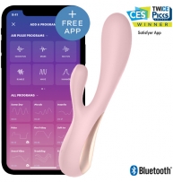 VIBRADOR MONO FLEX COM APP E BLUETOOTH SATISFYER MALVA