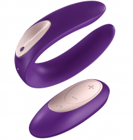 VIBRADOR PARA PAREJAS DOUBLE PLUS REMOTE CON MANDO Y CARGADO