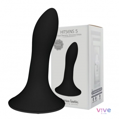 Hitsens 5 - gode en silicone à double densité noir