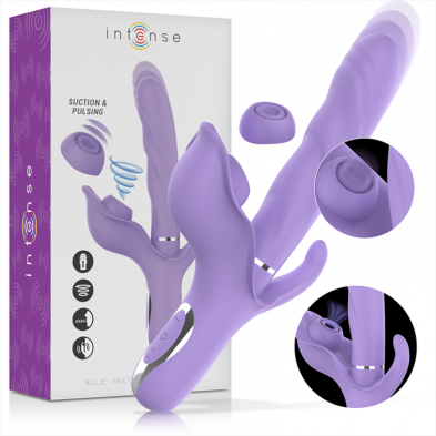 INTENSE - BILLIE VIBRADOR MULTIFUNCIÓN RECARGABLE SUCCIONADO