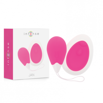 TELECOMMANDE OEUF VIBRANT INTENSE JAN DEEP PINK