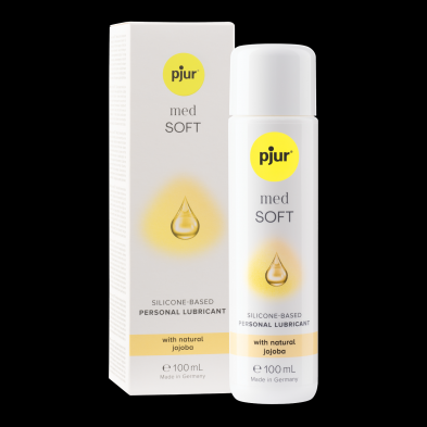 Pjur med soft glide lubrifiant à base de silicone