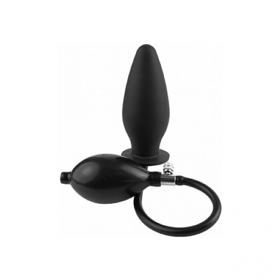 Plug anal en silicone gonflable