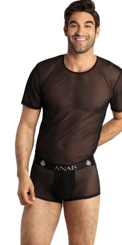 ANAIS MEN SEDUCTIVE TULL Lencería elegante y sensual en tul negro, ajuste perfecto