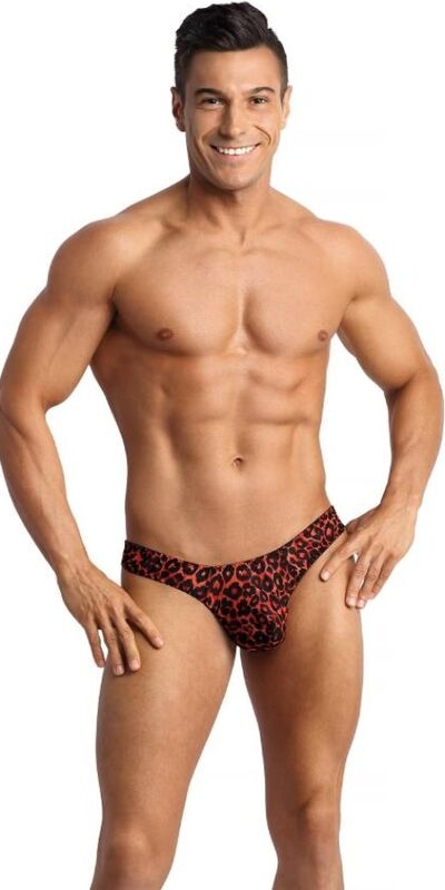 ANAIS MEN SENSUAL Stringitanga da uomo in microfibra rossa, comodo e seducente