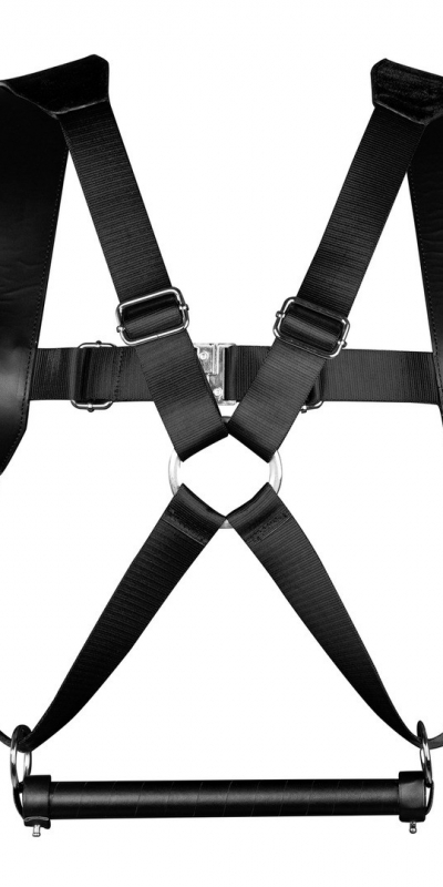 ARNÉS DEL JUICIO Découvrez notre harnais BDSM en cuir PU, spécialement conçu pour les dominateurs aguerris