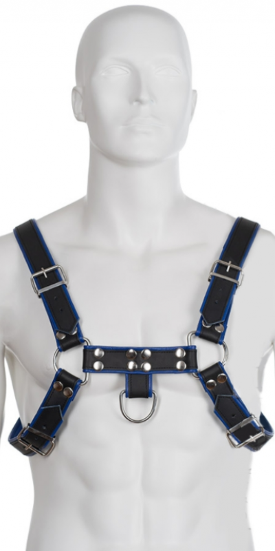 CHEST BULLDOG Harnais en cuir ajustable pour pratiques bdsm