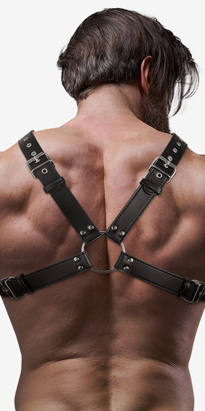 ATTITUDE X Arnés per esaltare il décolleté, taglia regolabile, pelle vegana