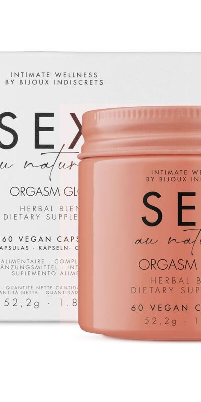 BIJOUX ORGASM GLOW Integratore vegano per aumentare il desiderio; mix di erbe