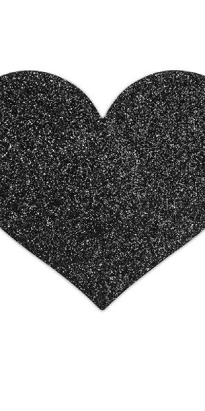 FLASH HEART Decorações corporais autocolantes brilhantes para o peito.