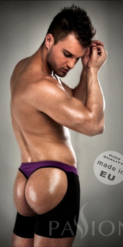 BOXER 009 Boxer masculino sexy con diseño bicolor y calidad europea.
