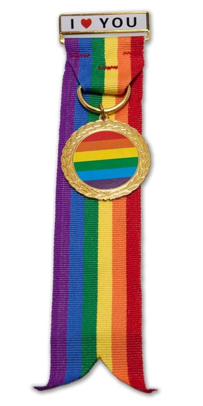 BROCHE Spilla unisex personalizzabile che celebra la diversità LGTB+