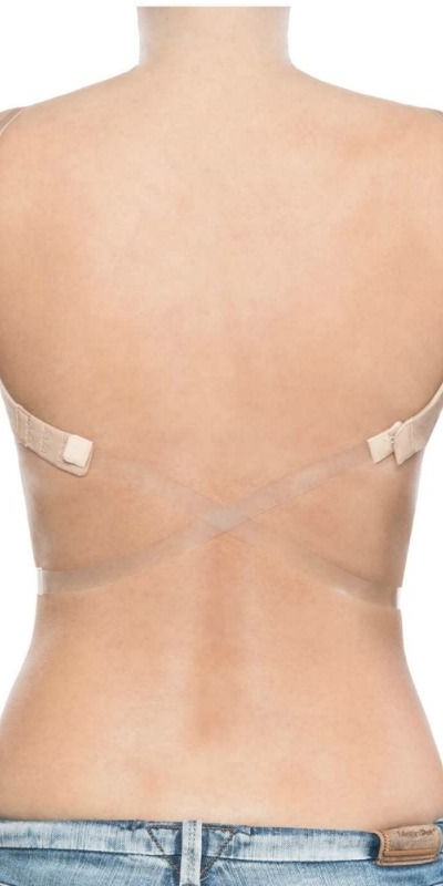 BYE-BRA SUPPORT Acessório inovador para vestidos sem costas.