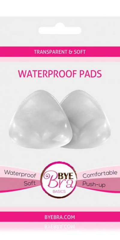 BYE BRA WATERPROOF PADS Almohadillas transparentes para realzar busto femenino