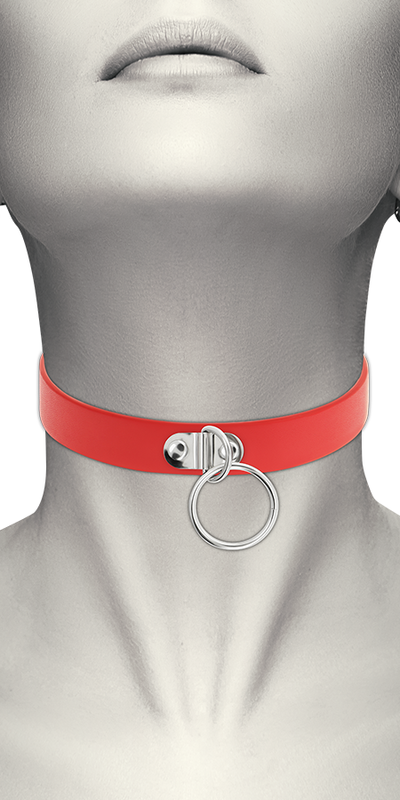 CHIC DESIRE 0 FETISH Collar ajustable, cuero vegano, toque audaz y BDSM