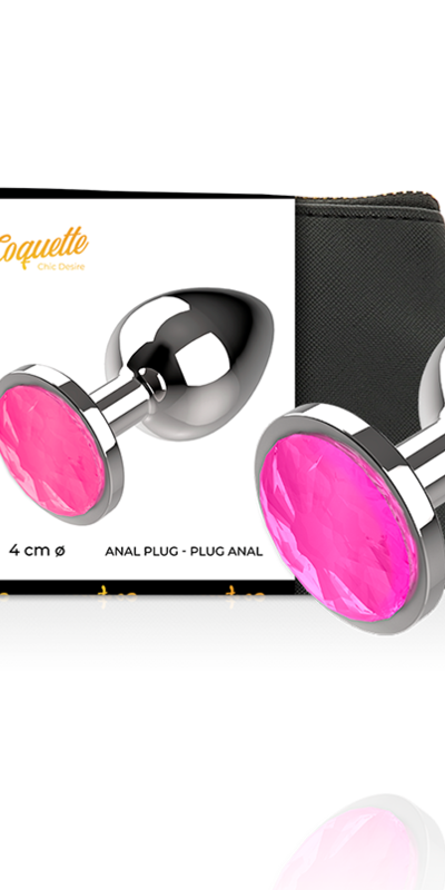 CHIC DESIRE PINK PLUG Spina anale in metallo di coquette chic desire