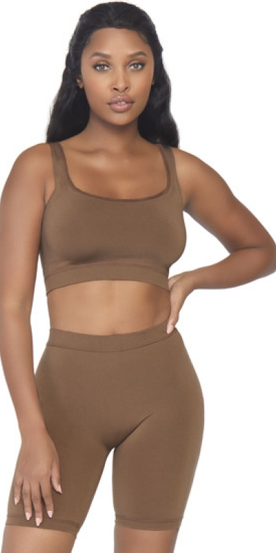PANTALONES CICLISTA Conjunto de lingerie esportiva sem costuras