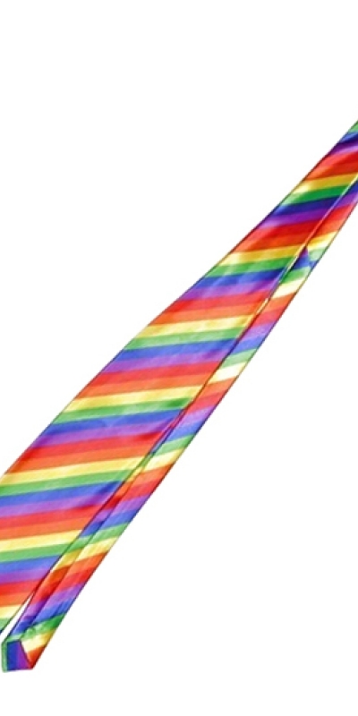 CORBATA BANDERA ORGULLO LGBT+ Cravate en drapeau lgbt de haute qualité