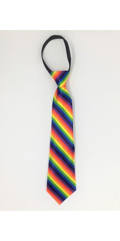 CORBATA BANDERA ORGULLO LGBT+ Cravate en drapeau lgbt de haute qualité