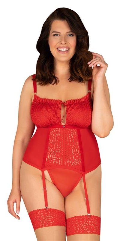 BLOSSMINA  ENHANCER Corset et string en ensemble de lingerie avec porte-jarretelles.