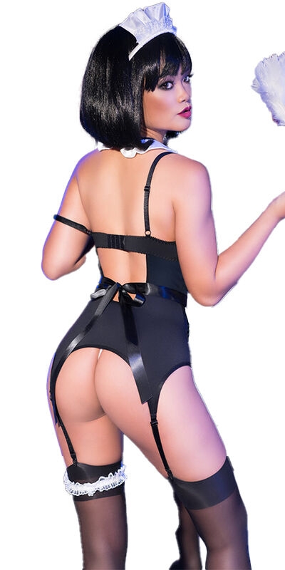 DISFRAZ SIRVIENTA DISFRAZ CLEA Disfraz seductor y elegante diseñado para mujeres