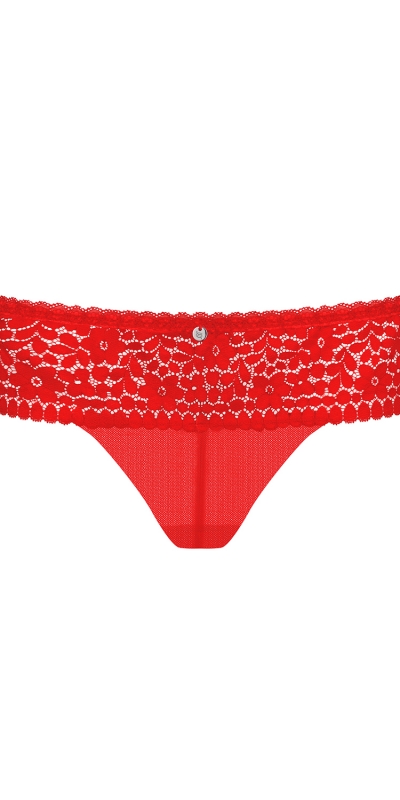 BLOSSMINA  LIFT Culotte en dentelle rouge avec un design élégant.