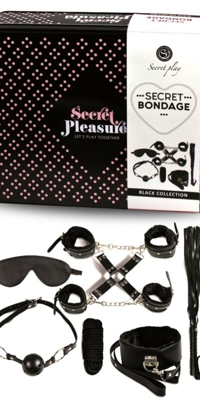 SET BONDAGE Kit BDSM de 8 peças para explorar e experimentar o bondage